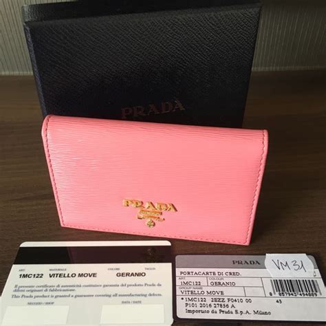 prada porta carte di credito|Portafogli Prada in Pelle Beige .